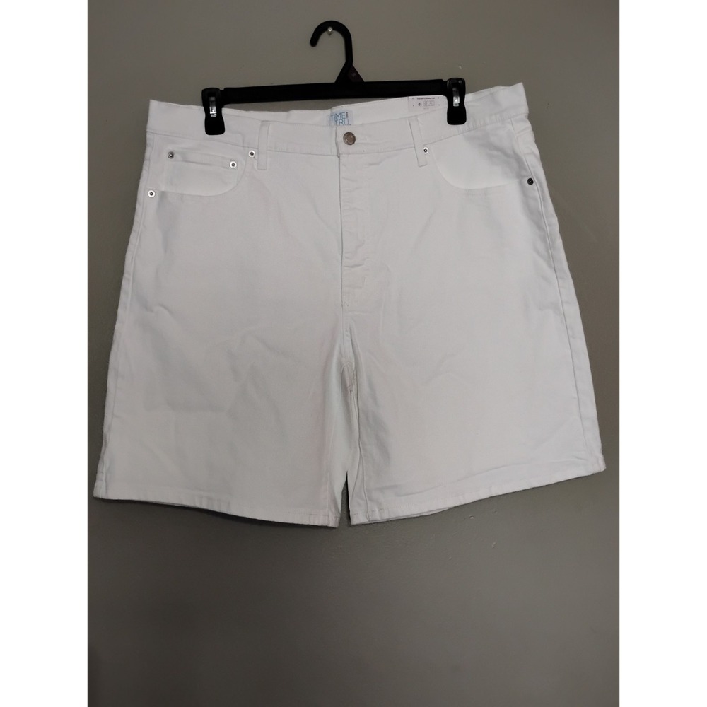 Time And Tru Women's High Rise Denim Bermuda Shorts Size 20